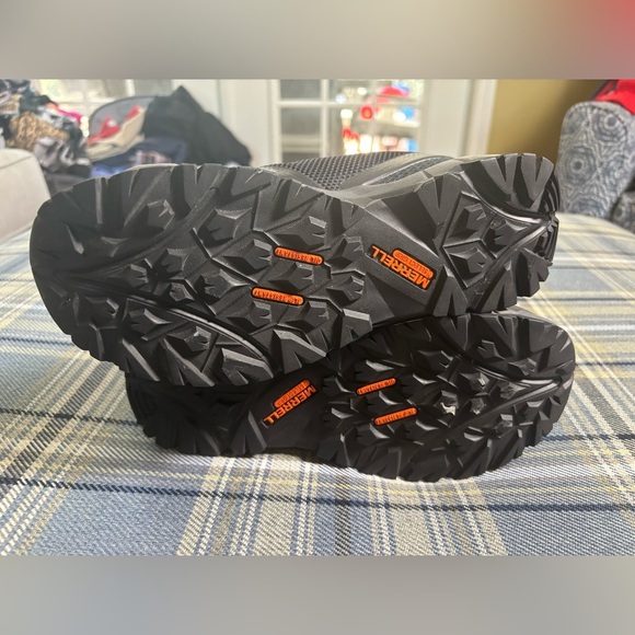 Merrell ASTM F2413-11 Black and Purple Boots 7.5 - Picture 5 of 11